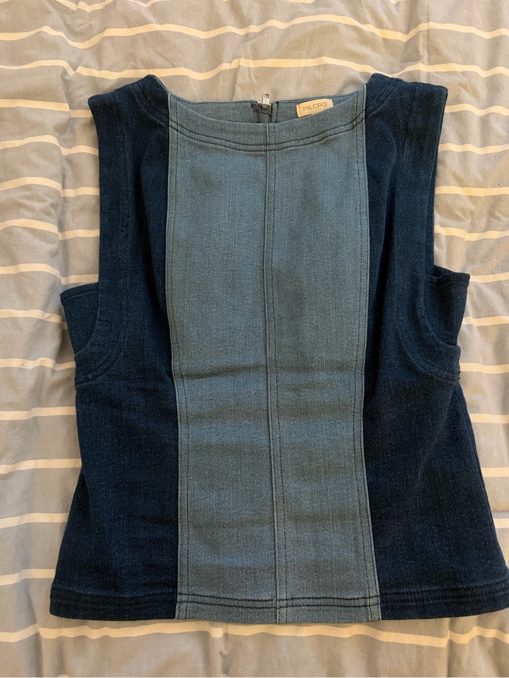 Anthropologie Denim Top - Picture 3 of 5